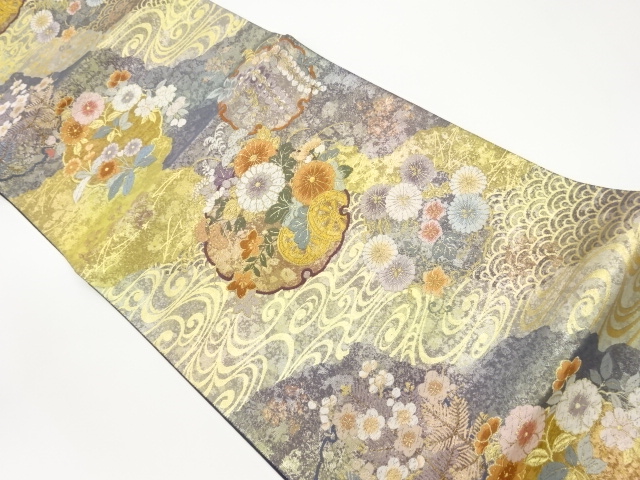 JAPANESE FUKURO OBI / WOVEN SNOWFLAKE